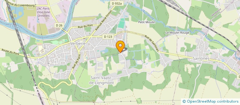 localisation de l'entreprise MONSIEUR MATTHIEU DAY  SAINT-VAAST-DE-LONGMONT