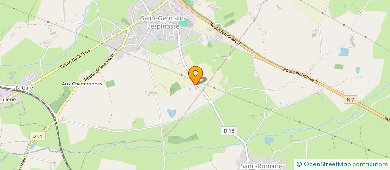 localisation de l'entreprise MONSIEUR MATTHIEU DE LA TOUR DU PIN  SAINT-GERMAIN-LESPINASSE