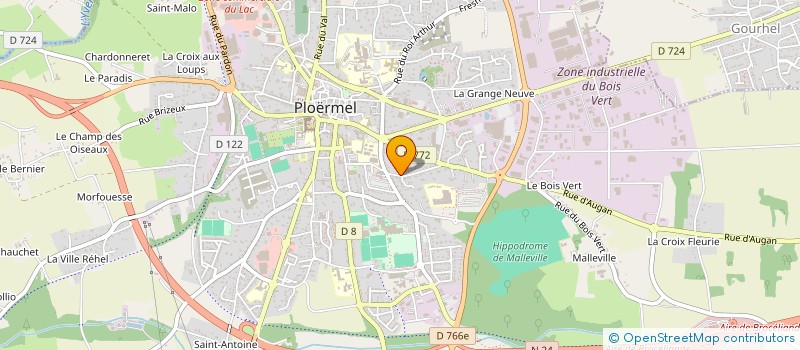 localisation de l'entreprise MONSIEUR MATTHIEU DE LAUZON  PLOERMEL