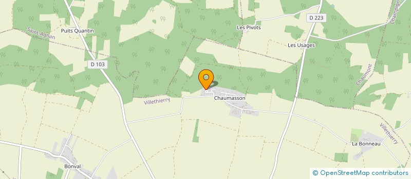 localisation de l'entreprise MONSIEUR MATTHIEU DEFROMONT  PLESSIS-SAINT-JEAN