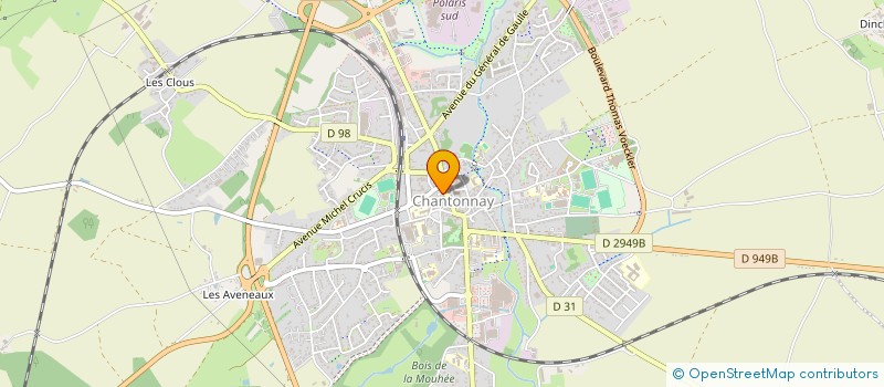 localisation de l'entreprise MONSIEUR MATTHIEU DEGLORIE  CHANTONNAY