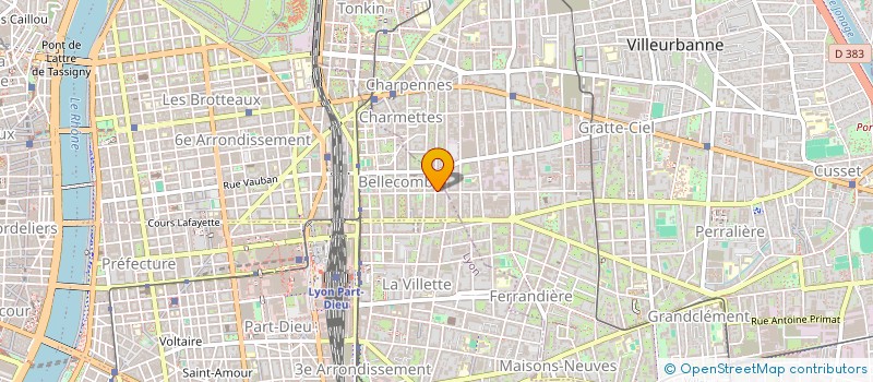 localisation de l'entreprise MONSIEUR MATTHIEU DEGRET  LYON