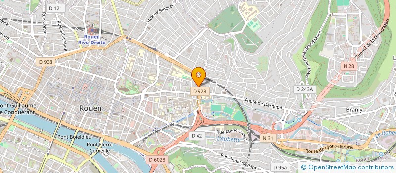 localisation de l'entreprise MONSIEUR MATTHIEU DELABARRE  ROUEN