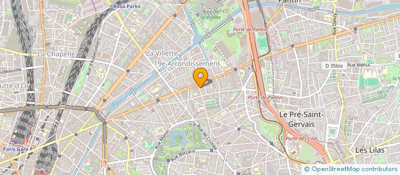 localisation de l'entreprise MONSIEUR MATTHIEU DELABRE  PARIS