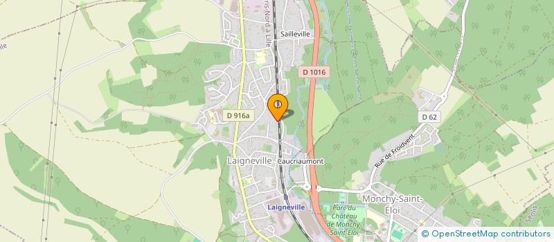 localisation de l'entreprise MONSIEUR MATTHIEU DELABRIERE  LAIGNEVILLE