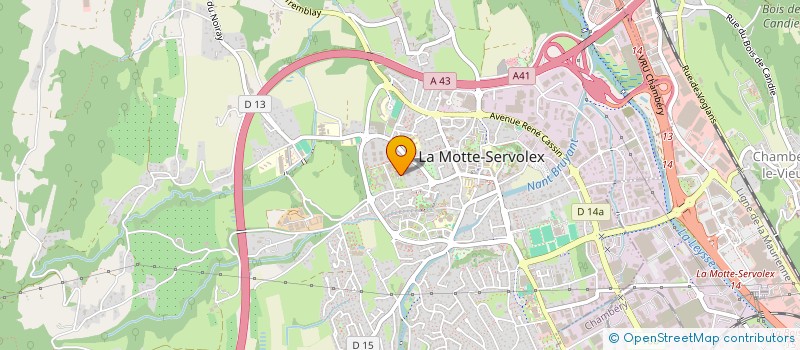 localisation de l'entreprise MONSIEUR MATTHIEU DELACHAUME  LA MOTTE-SERVOLEX