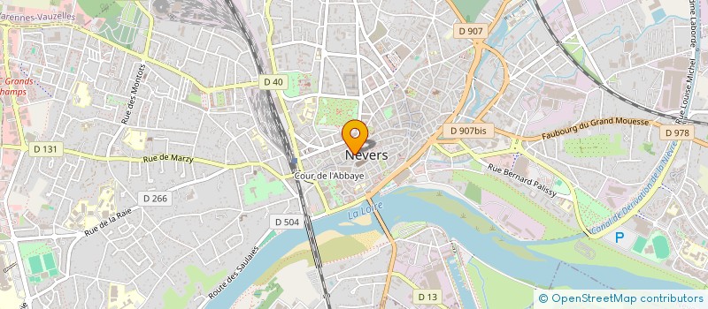 localisation de l'entreprise MONSIEUR MATTHIEU DELAIRE à NEVERS