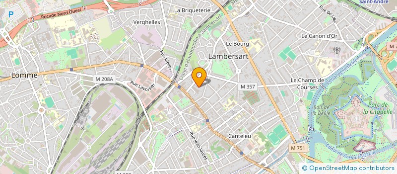 localisation de l'entreprise MONSIEUR MATTHIEU DELAUTEL à LAMBERSART