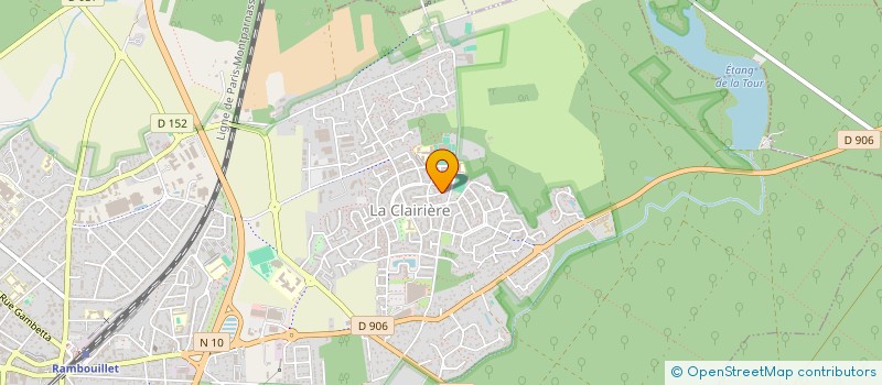 localisation de l'entreprise MONSIEUR MATTHIEU DELCOURT  RAMBOUILLET