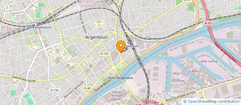 localisation de l'entreprise MONSIEUR MATTHIEU DELCROIX  ARGENTEUIL