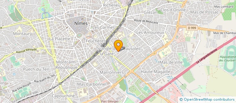 localisation de l'entreprise MONSIEUR MATTHIEU DELICHERE  NIMES