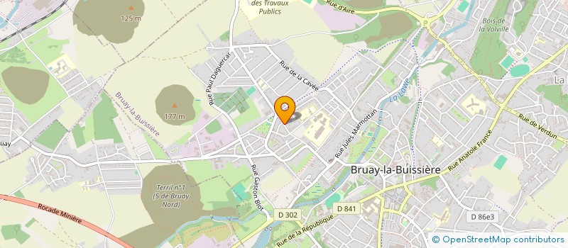 localisation de l'entreprise MONSIEUR MATTHIEU DELVALLE  BRUAY-LA-BUISSIERE