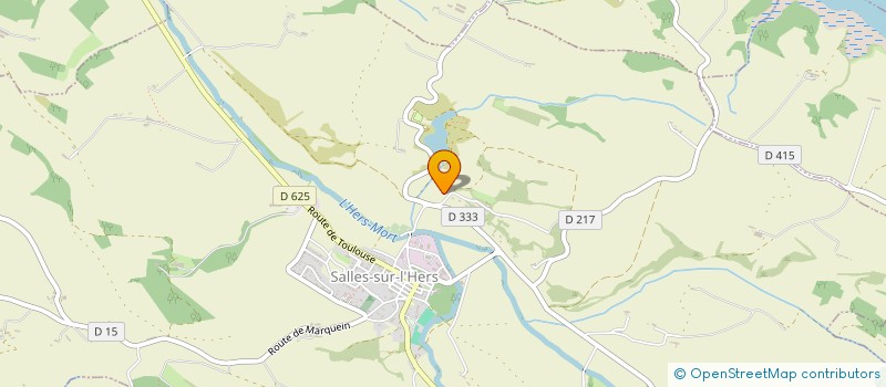 localisation de l'entreprise MONSIEUR MATTHIEU DENIAU  SALLES SUR L'HERS