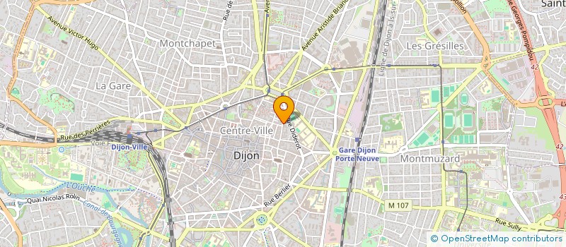 localisation de l'entreprise MONSIEUR MATTHIEU DENIS  DIJON