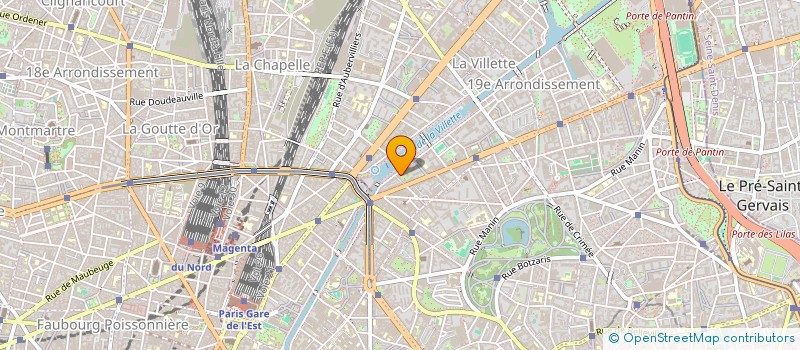 localisation de l'entreprise MONSIEUR MATTHIEU DENIS  PARIS