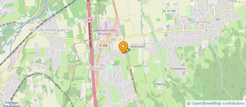 localisation de l'entreprise MONSIEUR MATTHIEU DENIS  LISSIEU