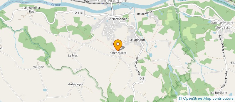 localisation de l'entreprise MONSIEUR MATTHIEU DENIS à SAINT-VICTURNIEN