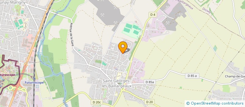 localisation de l'entreprise MONSIEUR MATTHIEU DERRE à SAINT-GEORGES-LES-BAILLARGEAUX