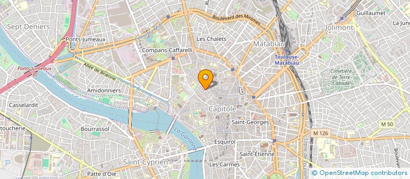 localisation de l'entreprise MONSIEUR MATTHIEU DERREY à TOULOUSE