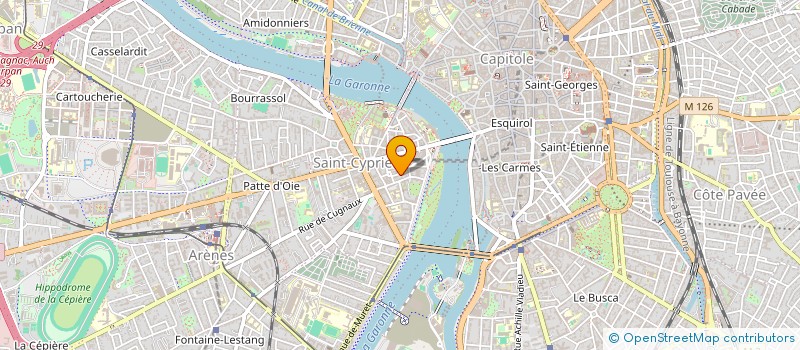 localisation de l'entreprise MONSIEUR MATTHIEU DESJAMMES  TOULOUSE