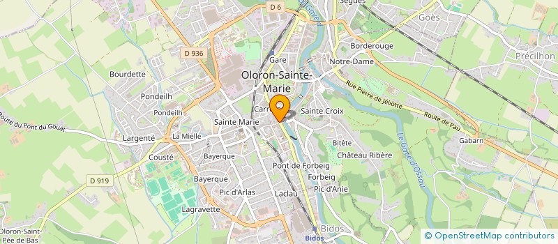 localisation de l'entreprise MONSIEUR MATTHIEU DESMARE à OLORON-SAINTE-MARIE