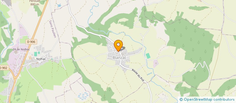 localisation de l'entreprise MONSIEUR MATTHIEU DESMARETS  BELLEVUE-LA-MONTAGNE