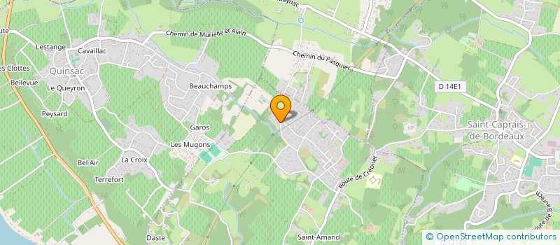 localisation de l'entreprise MONSIEUR MATTHIEU DESNOIX  CAMBES