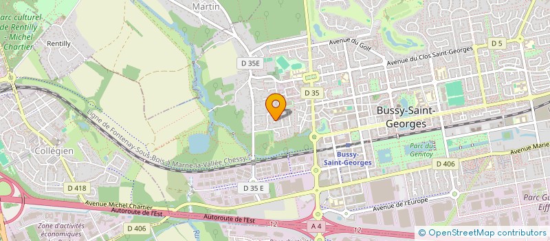 localisation de l'entreprise MONSIEUR MATTHIEU DESOUCHE  BUSSY-SAINT-GEORGES