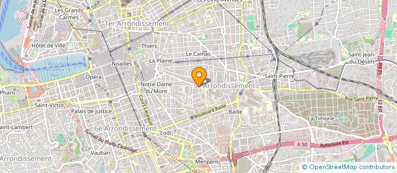 localisation de l'entreprise MONSIEUR MATTHIEU DEVILLARD à MARSEILLE