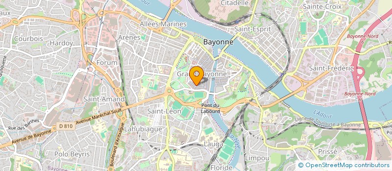 localisation de l'entreprise MONSIEUR MATTHIEU DEZ à BAYONNE