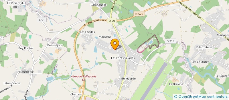 localisation de l'entreprise MONSIEUR MATTHIEU DEZE à LIMOGES