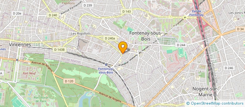localisation de l'entreprise MONSIEUR MATTHIEU DIBELIUS à FONTENAY-SOUS-BOIS