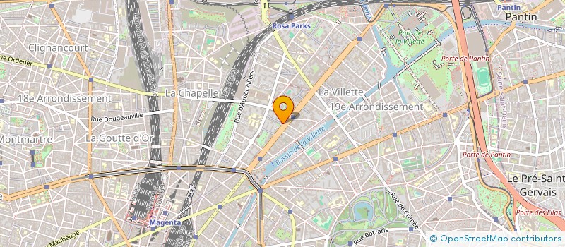 localisation de l'entreprise MONSIEUR MATTHIEU DIOUF  PARIS