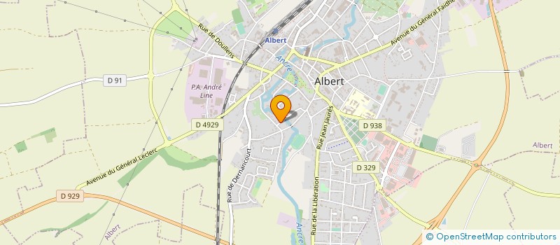 localisation de l'entreprise MONSIEUR MATTHIEU DISTRIBUE  BOUZINCOURT