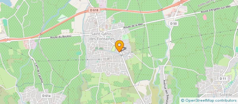 localisation de l'entreprise MONSIEUR MATTHIEU DOLLET  LAROQUE-DES-ALBERES