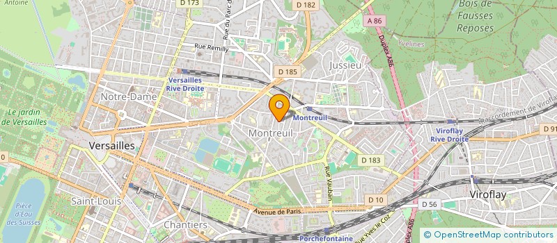 localisation de l'entreprise MONSIEUR MATTHIEU DOMAIN à VERSAILLES