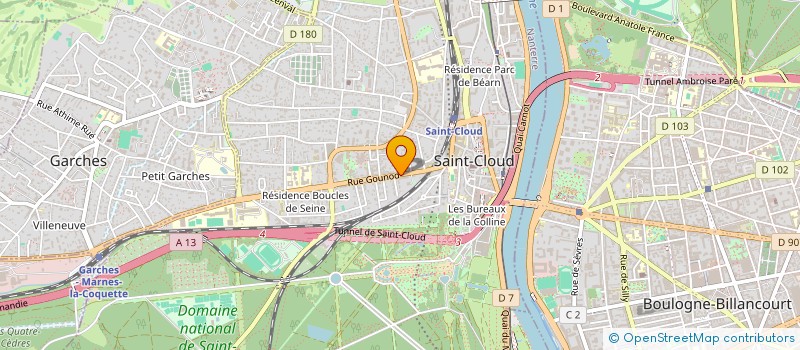 localisation de l'entreprise MONSIEUR MATTHIEU DOMONT à SAINT CLOUD