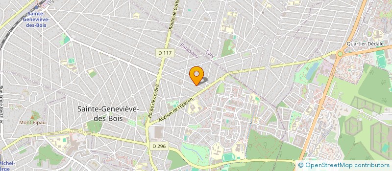 localisation de l'entreprise MONSIEUR MATTHIEU DONJON  SAINTE-GENEVIEVE-DES-BOIS