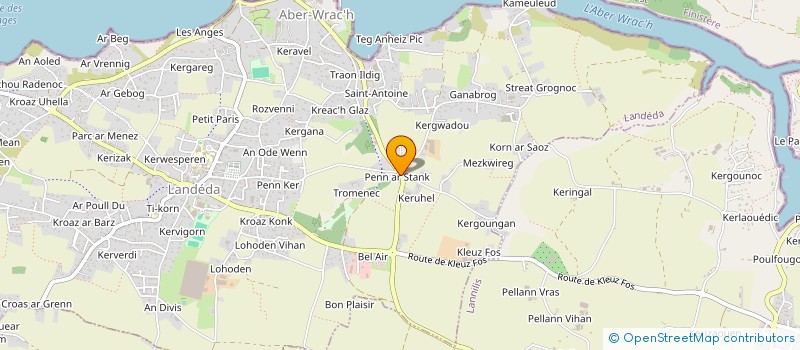 localisation de l'entreprise MONSIEUR MATTHIEU DORELON  SAINT-PABU