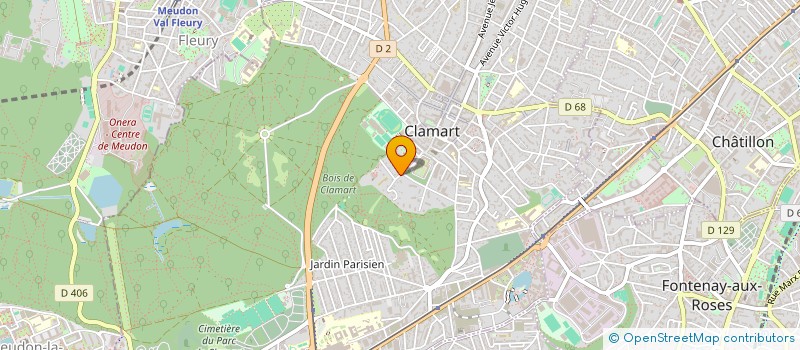 localisation de l'entreprise MONSIEUR MATTHIEU DORGEAT à CLAMART