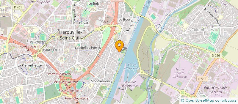 localisation de l'entreprise MONSIEUR MATTHIEU DORR à HEROUVILLE-SAINT-CLAIR