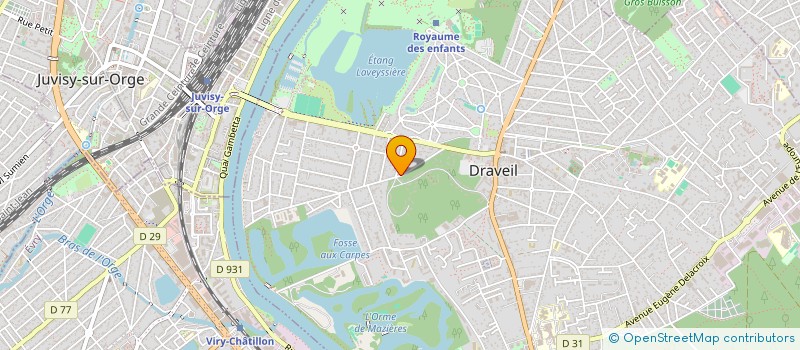 localisation de l'entreprise MONSIEUR MATTHIEU DOUCHET à DRAVEIL