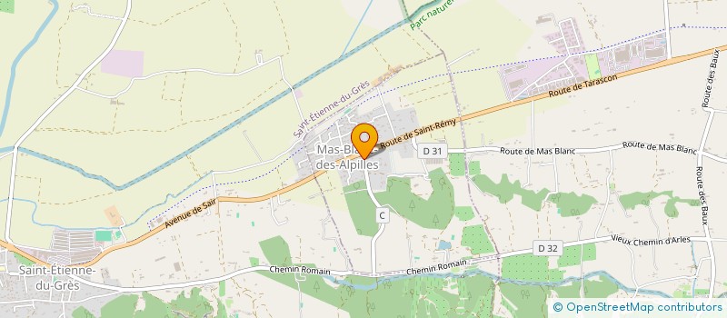 localisation de l'entreprise MONSIEUR MATTHIEU DOUZON  MAS-BLANC-DES-ALPILLES