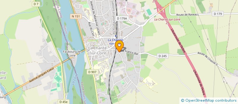 localisation de l'entreprise MONSIEUR MATTHIEU DREUMONT à LA CHARITE-SUR-LOIRE