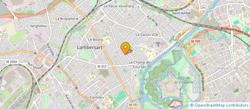 localisation de l'entreprise MONSIEUR MATTHIEU DROUET à LAMBERSART