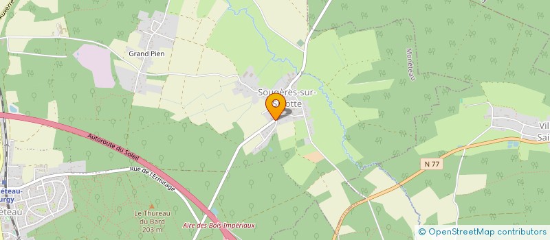 localisation de l'entreprise MONSIEUR MATTHIEU DUBOIS à MONETEAU