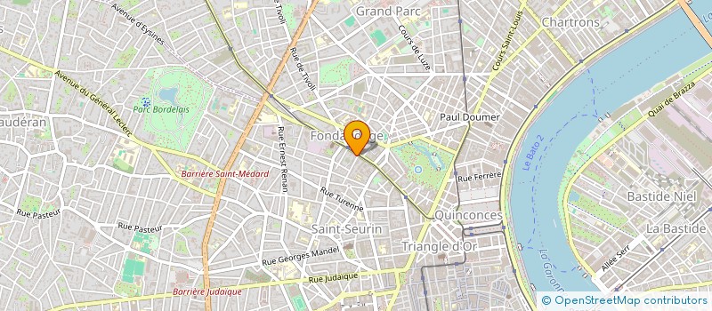 localisation de l'entreprise MONSIEUR MATTHIEU DUCHESNE  BORDEAUX