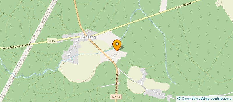 localisation de l'entreprise MONSIEUR MATTHIEU DUCOURNEAU  TRENSACQ