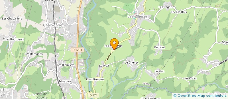 localisation de l'entreprise MONSIEUR MATTHIEU DUCROS  FILLIERE