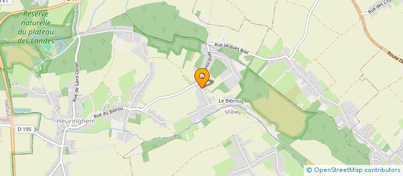 localisation de l'entreprise MONSIEUR MATTHIEU DUFAY  HEURINGHEM